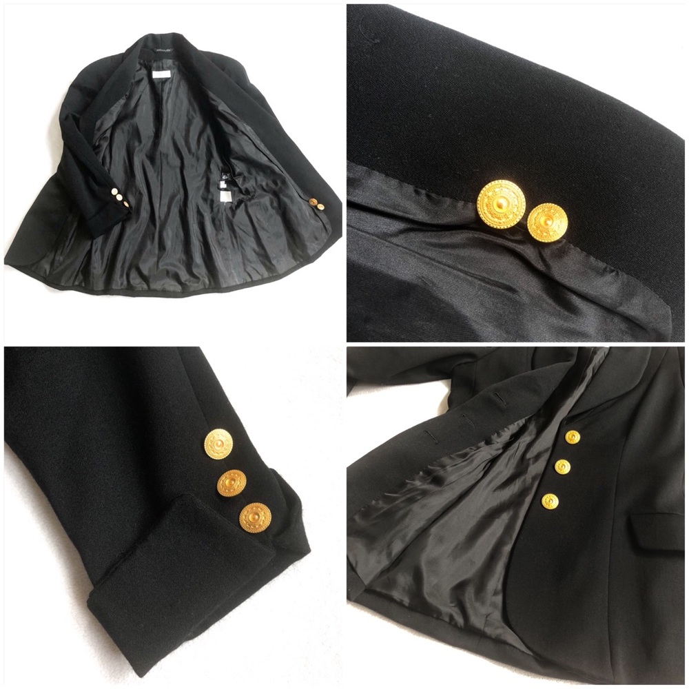 Flawless 1960s Bergdorf Goodman 100% Wool Blazer - Picture 6 of 8